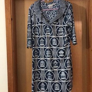 Gretchen Scott Ruffle neck Dress